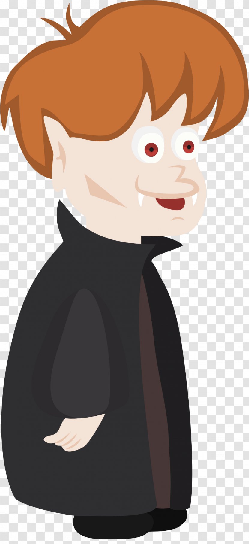 Cartoon Joke Vampire - Portrait Transparent PNG