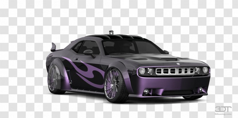 Car Motor Vehicle Automotive Design Bumper - Physical Model - Dodge Challenger Transparent PNG