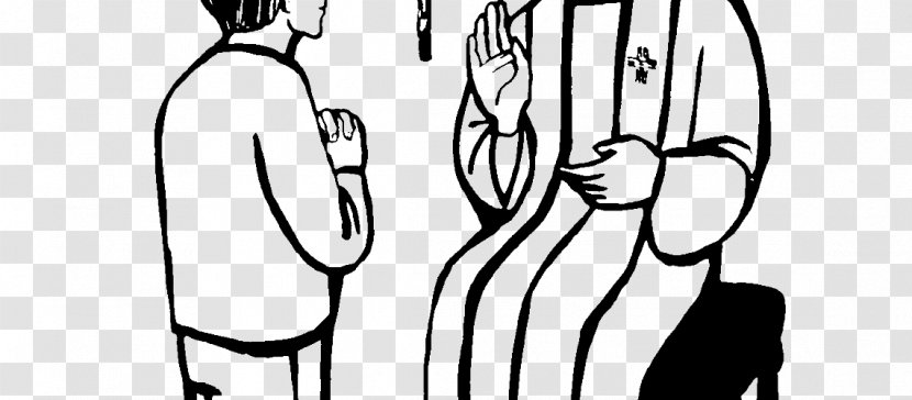 Sacrament Of Penance Reconciliation Download Clip Art - Watercolor - Silhouette Transparent PNG