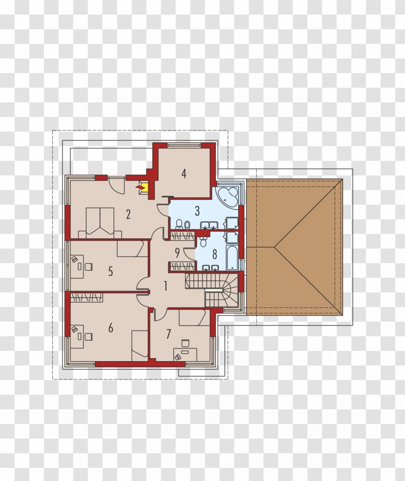 Floor Plan House Storey Architecture - Architectural Engineering Transparent PNG