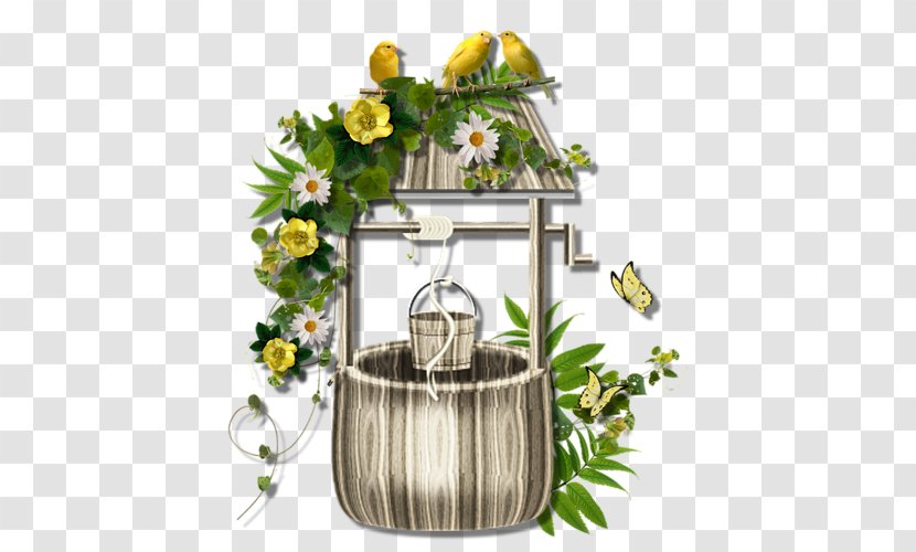 Floral Design Water Well Clip Art - Flowering Plant - Hag Transparent PNG