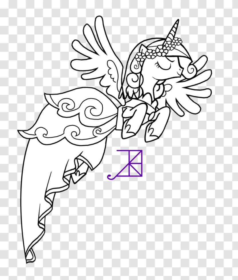 Princess Cadance Twilight Sparkle Pony Pinkie Pie Rarity - Silhouette Transparent PNG