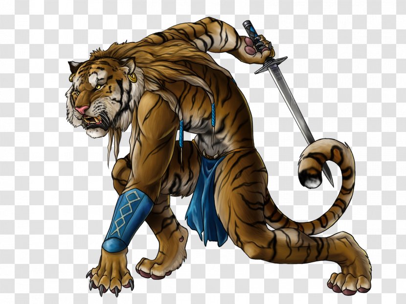 Dungeons & Dragons Tiger Pathfinder Roleplaying Game Rakshasa Legendary Creature - Lion - Warrior Transparent PNG