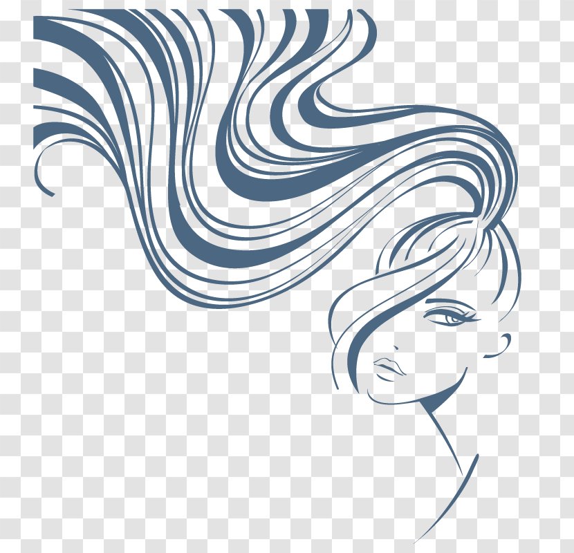 Hairstyle Woman - Cartoon - Hair Transparent PNG