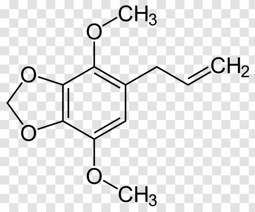 Myristicin Psychoactive Drug Psychedelic Mescaline Structure - Cartoon - Tree Transparent PNG