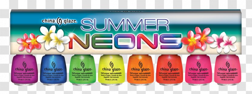 Nail Polish Art China Glaze Artificial Nails - Summer Collection Set Transparent PNG