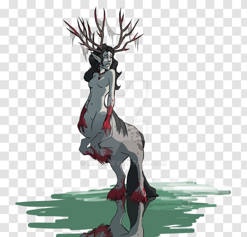 Reindeer Horse Antler Mammal - Deer Transparent PNG