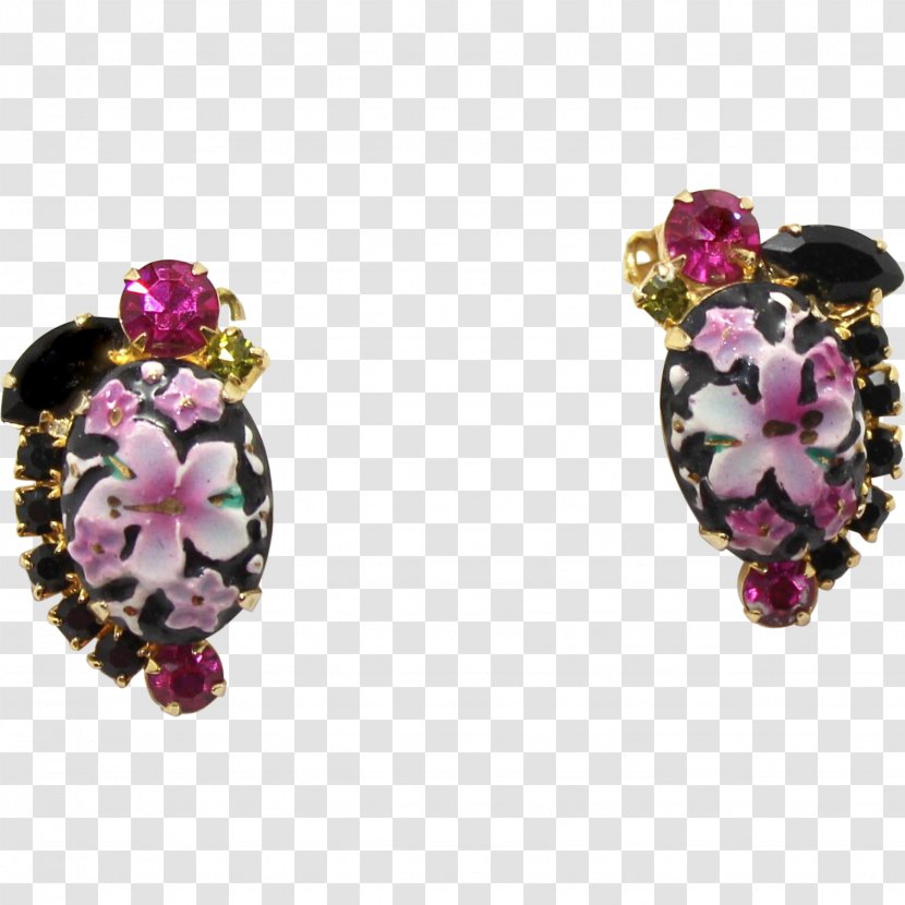 Ruby Earring Amethyst Cabochon Body Jewellery - Jewelry Making Transparent PNG