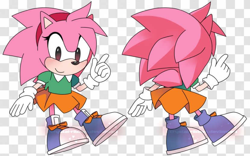 Sonic The Hedgehog Boom: Rise Of Lyric & Sega All-Stars Racing Amy Rose Clip Art - Cartoon - Crystal Ribbon Cliparts Transparent PNG