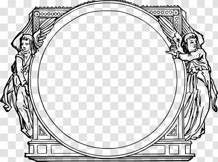 Picture Frames Drawing Ornament Clip Art - Oval Transparent PNG