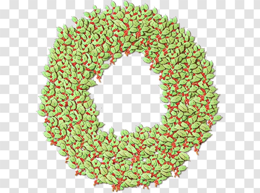 Christmas Decoration Cartoon - Wreath - Lei Transparent PNG