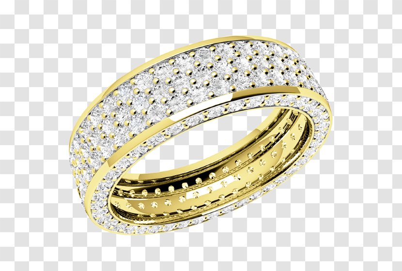 Wedding Ring Engagement Eternity Diamond - Bangle Transparent PNG