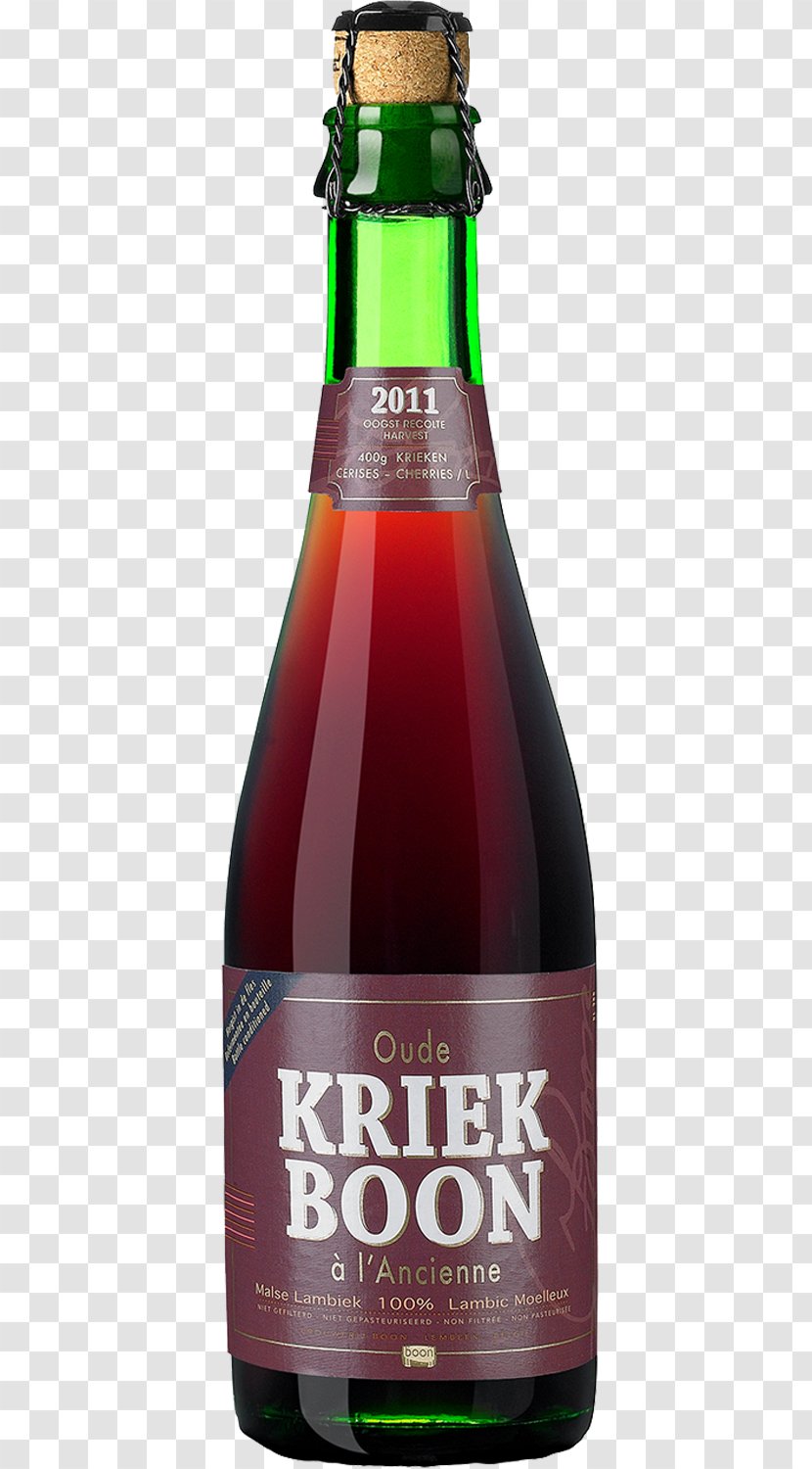 Boon Brewery Kriek Lambic Beer Gueuze - Alcoholic Beverage Transparent PNG