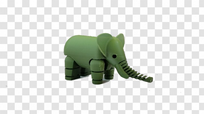 Elephant Technology Green - Animal - Watercolor Transparent PNG