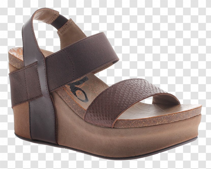 OTBT Women's Bushnell Leather Shoe Sandal Strap - Outdoor - Brown Wedges Shoes For Women EBay Transparent PNG