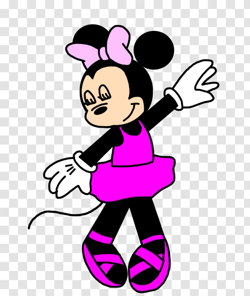 Minnie Mouse Mickey Ballet Dancer - Art Transparent PNG