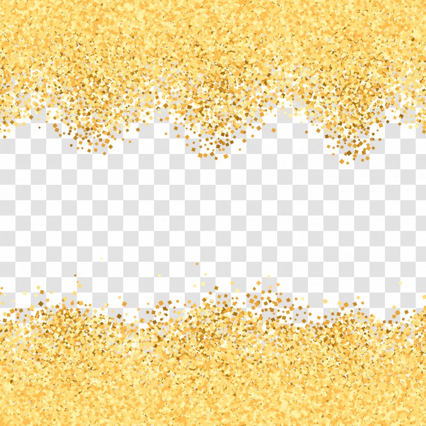 Yellow Commodity Pattern - Point - Gold Powder Background Decoration Transparent PNG