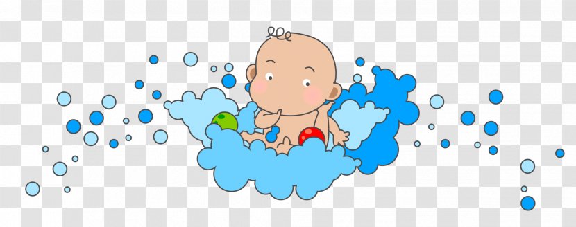 Infant Child Illustration - Human Behavior - Creative Baby Swimming Transparent PNG