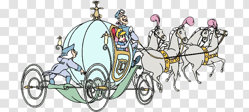 Cinderella Classic Clip Art Carriage Fairy Godmother - Sports Equipment Transparent PNG