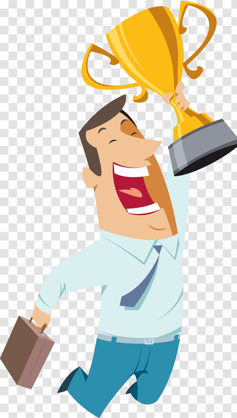 Drawing Illustration - Finger - Excited To Accept The Award Transparent PNG