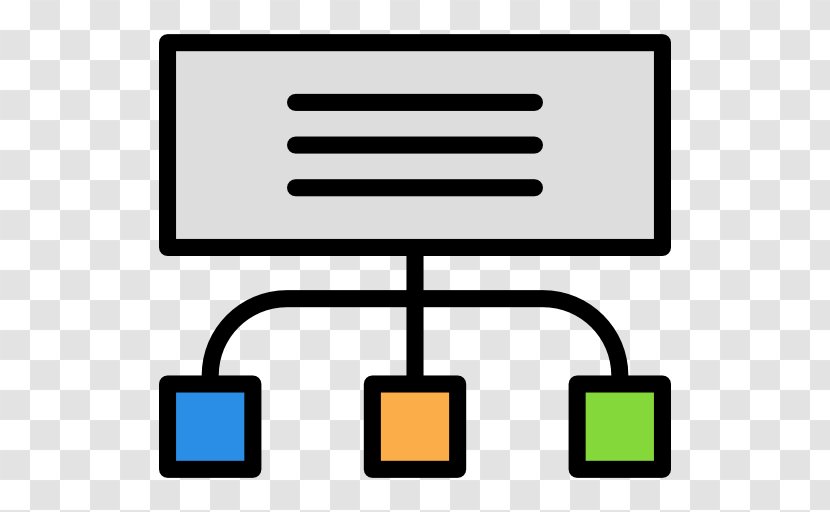 Hierarchical Organization - Yellow - Symbol Transparent PNG