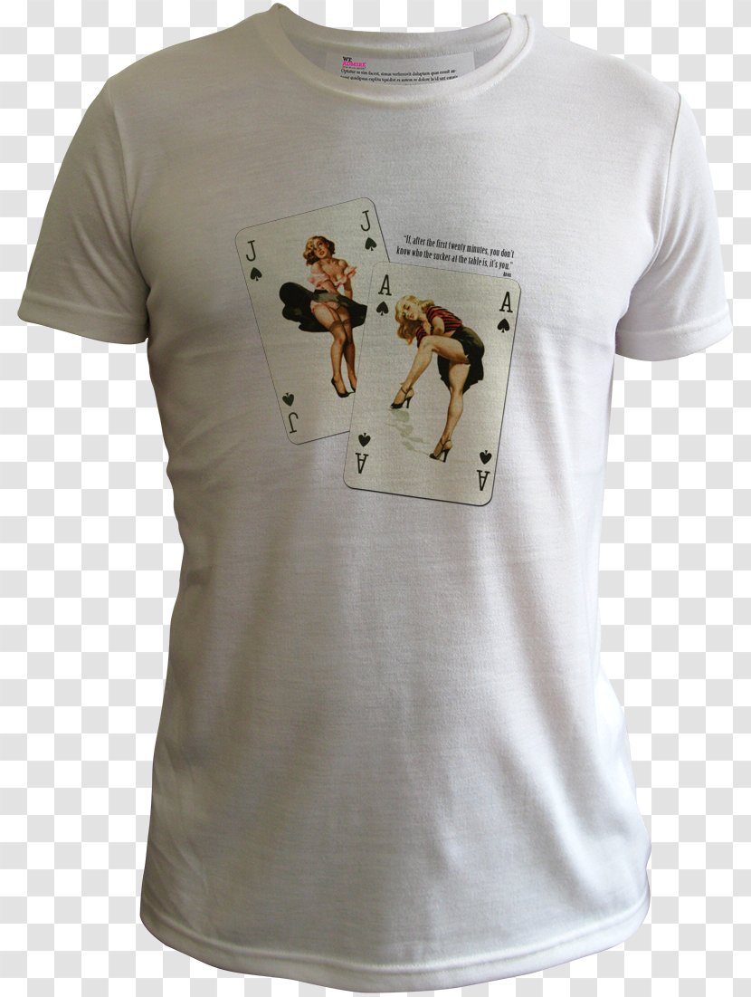 T-shirt White Sleeve Clothing - Tshirt Transparent PNG