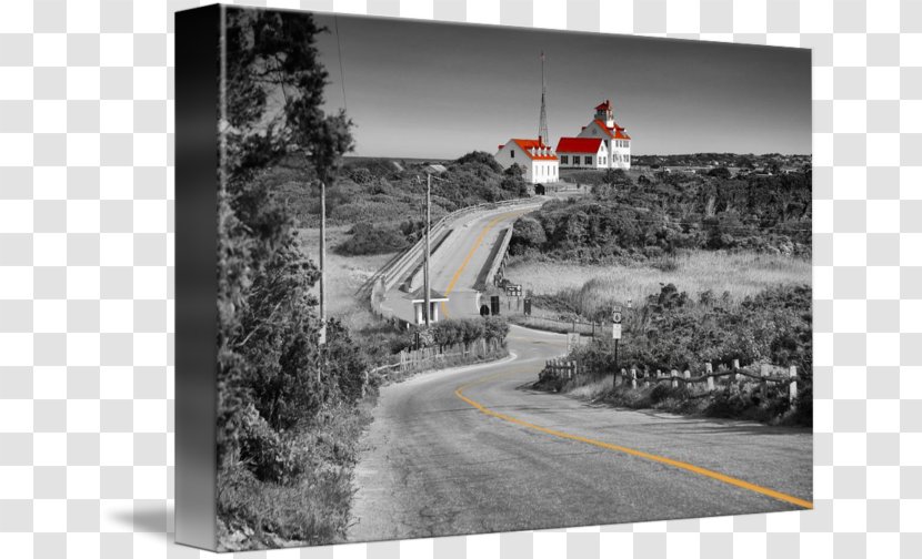 Coast Guard Beach Transport Gallery Wrap Canvas Art - Black And White Transparent PNG