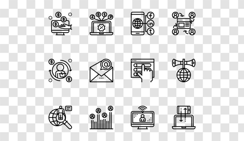 Industry Welding Manufacturing Symbol - Monochrome - Digital Marketing Icons Transparent PNG