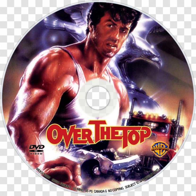 Sylvester Stallone Over The Top Action Film DVD - Menahem Golan - Dvd Cover Transparent PNG