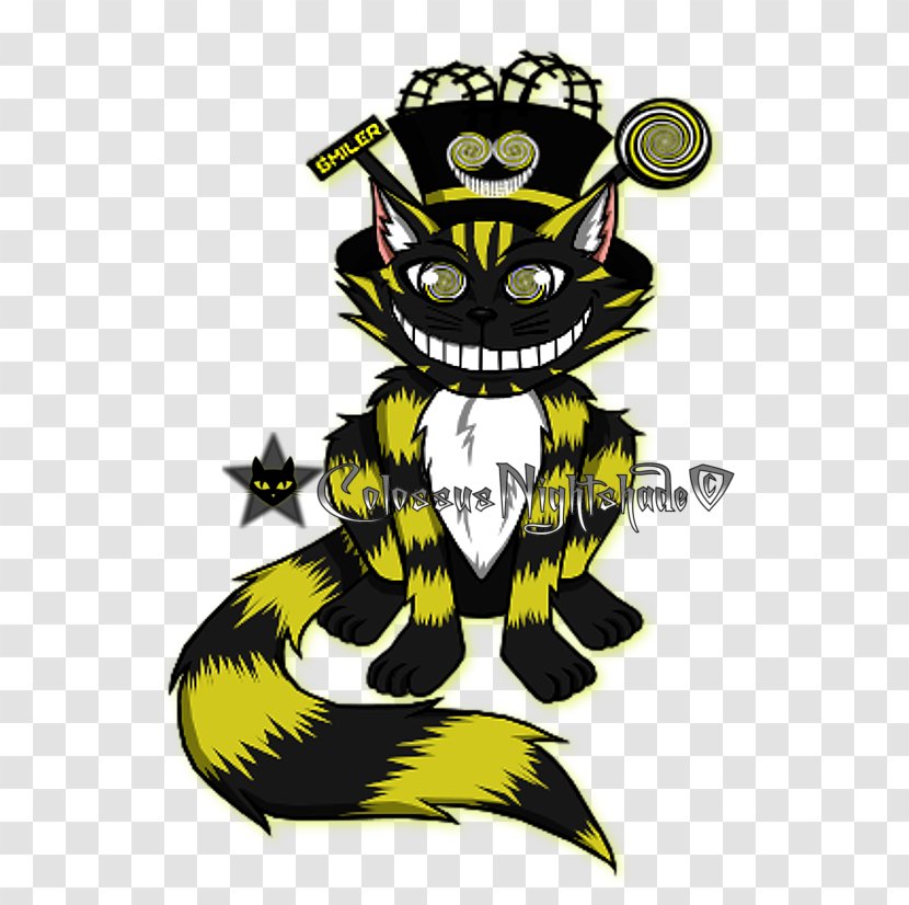 Cat Insect Cartoon Pollinator - Yellow Transparent PNG