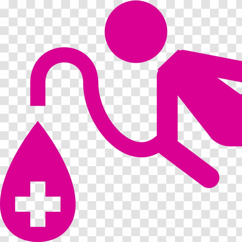 Magenta Purple Violet Pink Logo - Donation Blood Transparent PNG