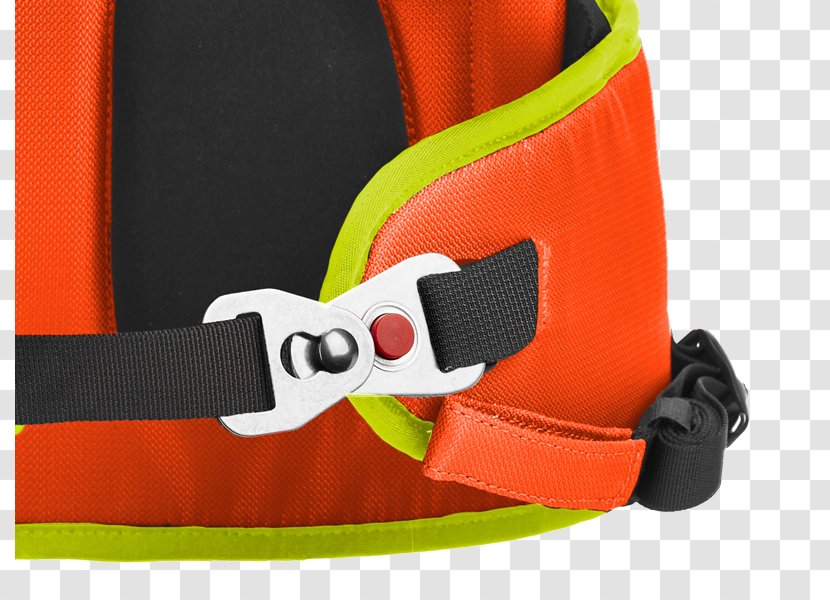 Backpack Avalanche Airbag Ortovox Base 20 ABS Crazy Orange Transparent PNG