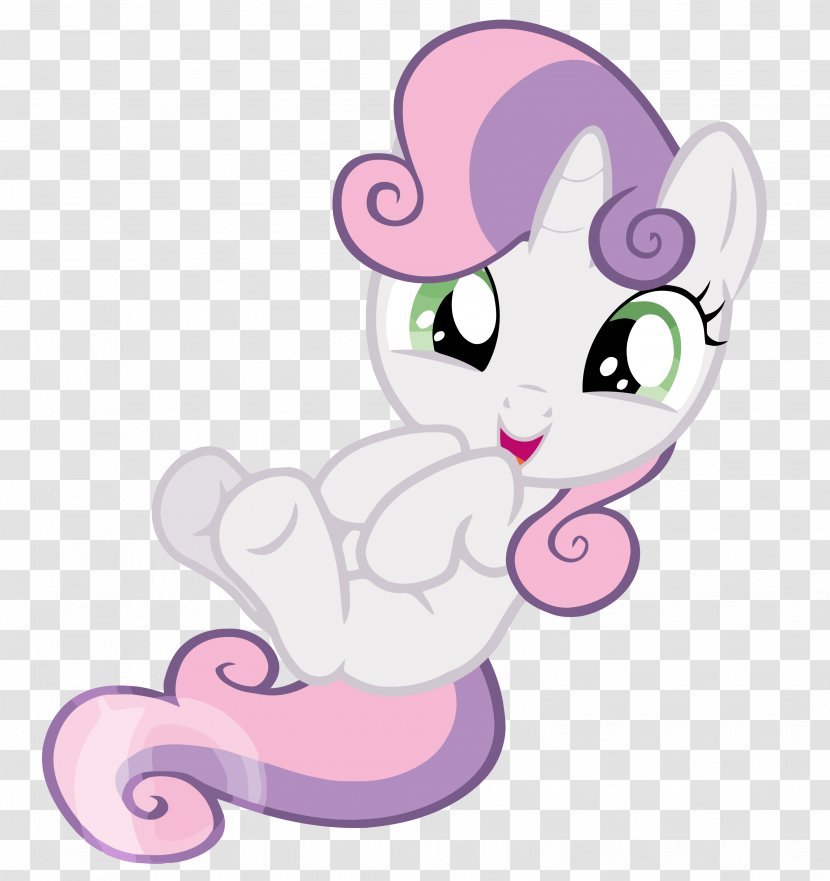 Sweetie Belle Rarity Pony Applejack Apple Bloom - Flower Transparent PNG