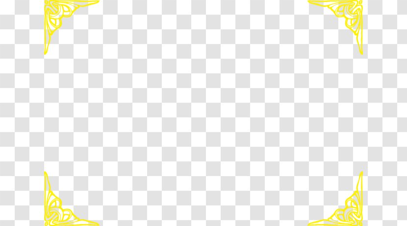 Yellow Area Pattern - China Wind Exquisite Border Transparent PNG