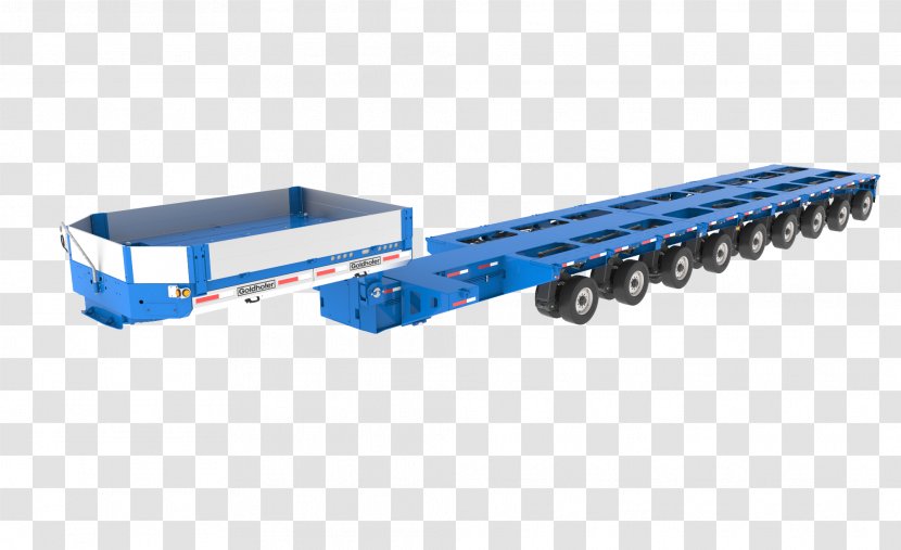 Semi-trailer Truck Goldhofer Lowboy Axle - Dolly - Air Force Transparent PNG