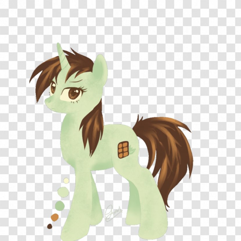 Cartoon Character Tail Fiction Animal - Pony - Mint Color Transparent PNG