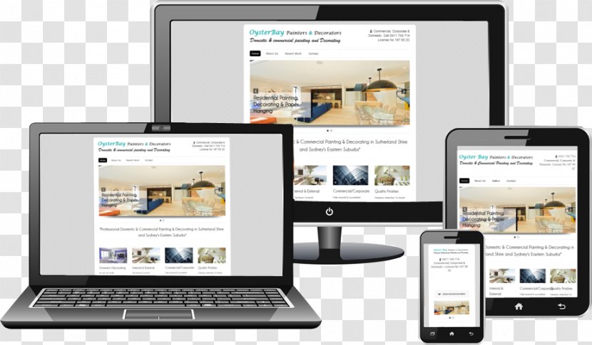 Responsive Web Design Development Page - Display Device Transparent PNG