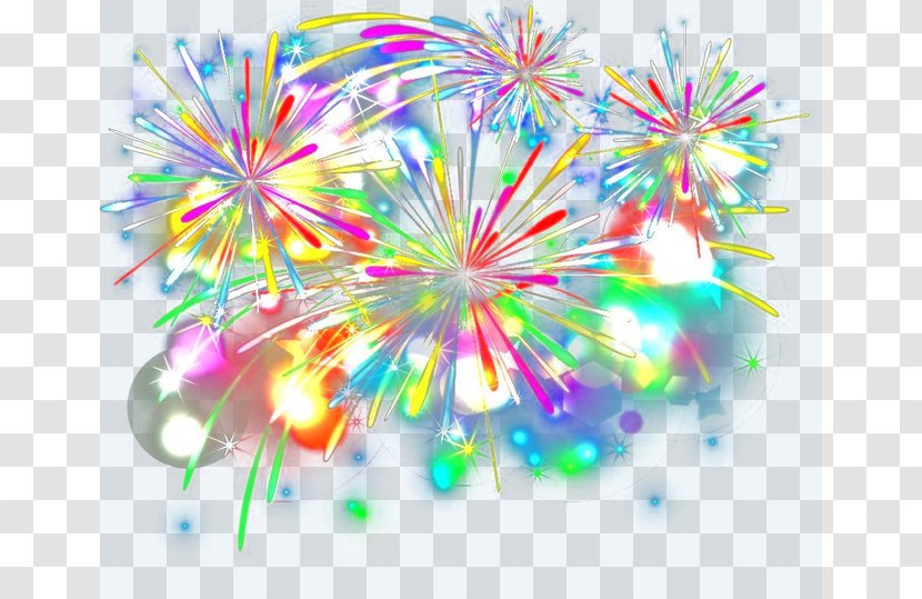 Computer Pattern - Fireworks Transparent PNG