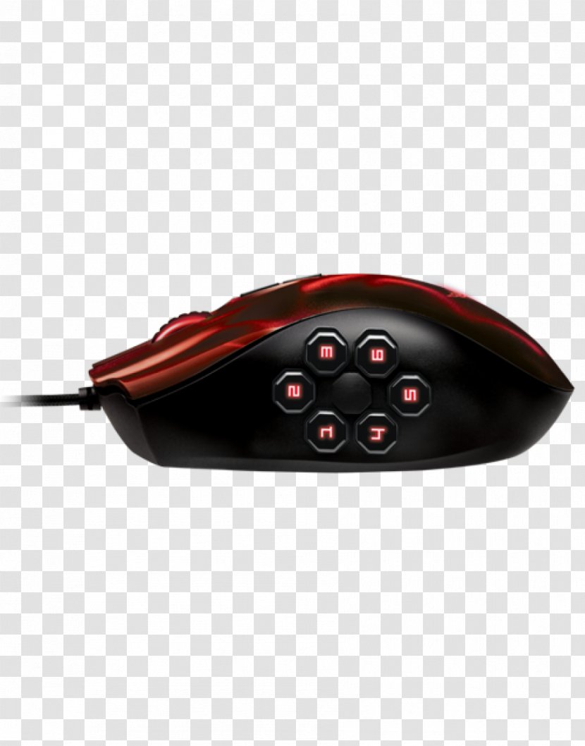 Computer Mouse Razer Naga Keyboard Multiplayer Online Battle Arena Game - Technology - Razor Transparent PNG