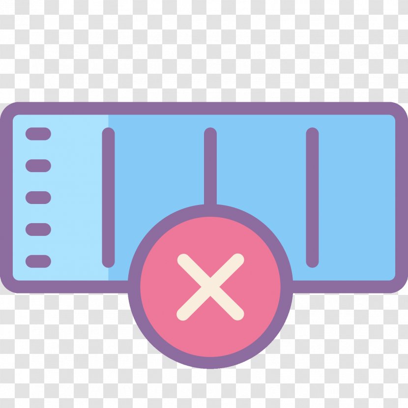Row Delete - Sign - Button Transparent PNG