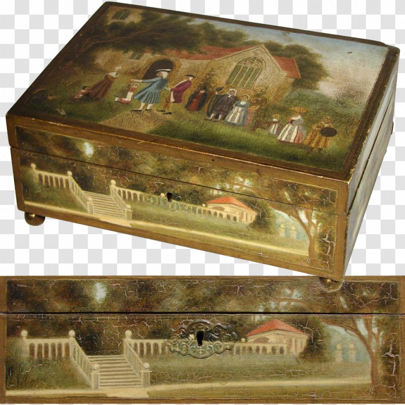 Antique - Furniture - Hand Painted Boxes Transparent PNG