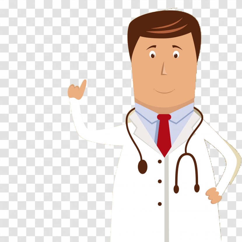 Physician Cartoon Medicine Illustration - Watercolor - Doctor Character Transparent PNG