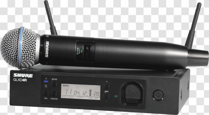 Shure SM58 Wireless Microphone Beta 58A - Lavalier Transparent PNG