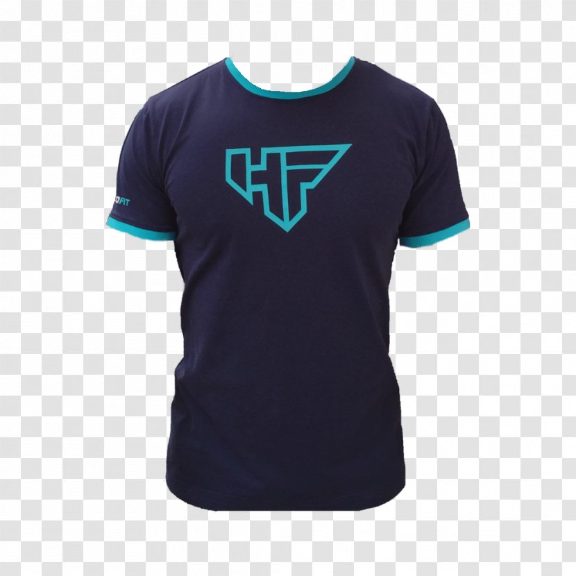 T-shirt Midnight Blue Sleeve - Aqua Transparent PNG