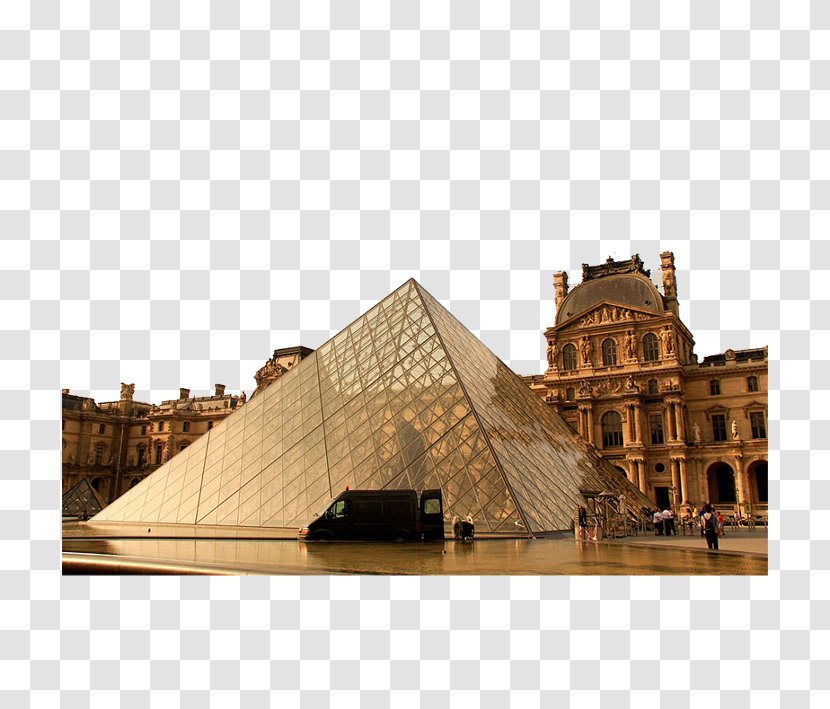 Musxe9e Du Louvre Pyramid Hotel France Architecture - Archaeological Site - Paris Building Transparent PNG