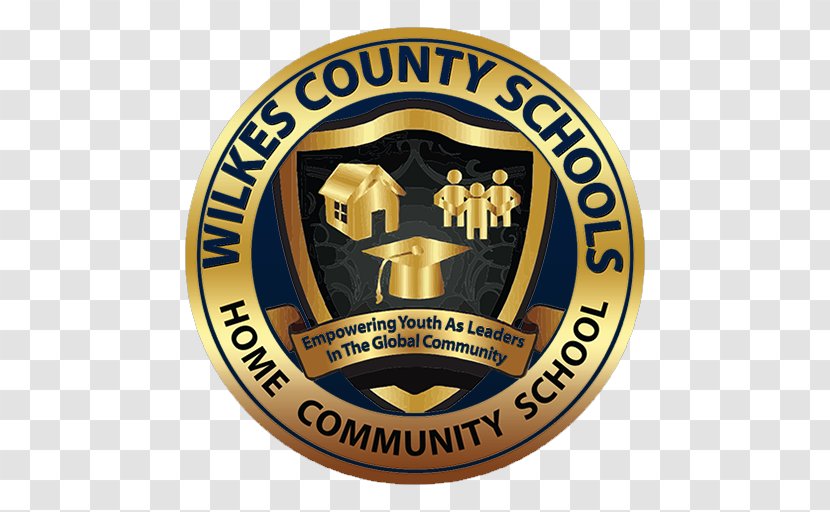 North Wilkesboro Wilkes Central High School Middle Board Of Education - Badge Transparent PNG