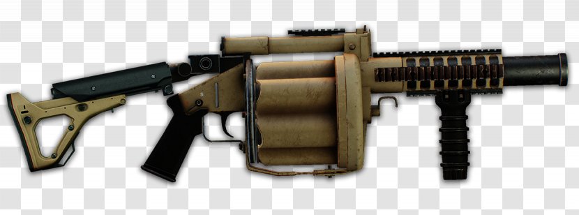 Payday 2 Grenade Launcher Weapon - Grenadelauncherhd Transparent PNG