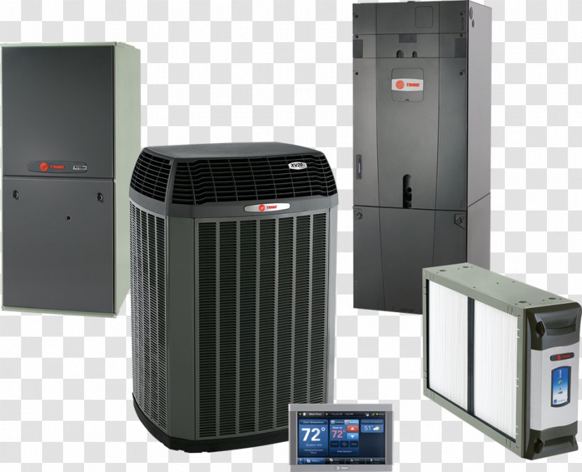 Furnace HVAC Air Conditioning Central Heating Refrigeration - Ventilation - Geothermal Transparent PNG