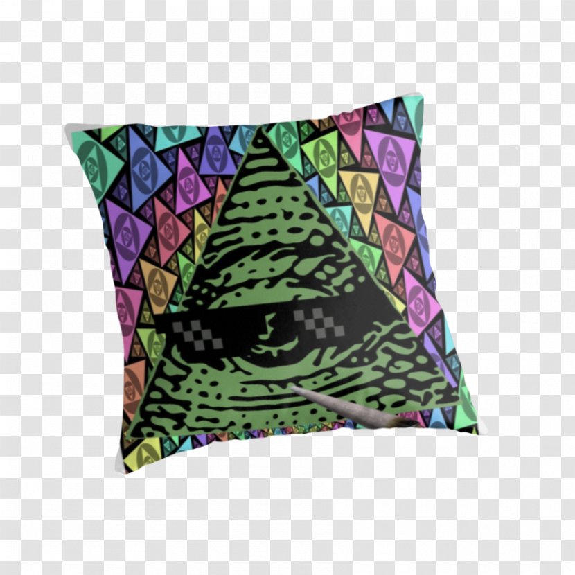 Illuminati: MLG Clicker Image Keyword Tool - Throw Pillows - Illuminati Transparent PNG