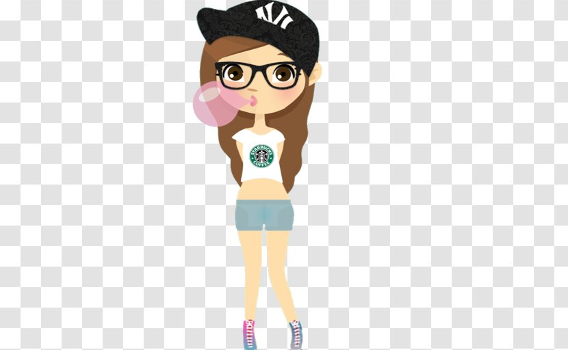 Doll Drawing Hipster - Flower Transparent PNG